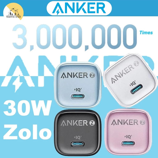 Anker Zolo Charger Type C PIQ 3.0 Foldable PPS Fast Charger (30W)