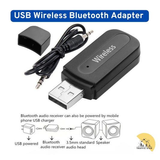 3.5mm Wireless Stereo Bluetooth Adapter for Computer Speaker Smartphone Audio Transmitter Bluetooth 5.0 USB Adapter