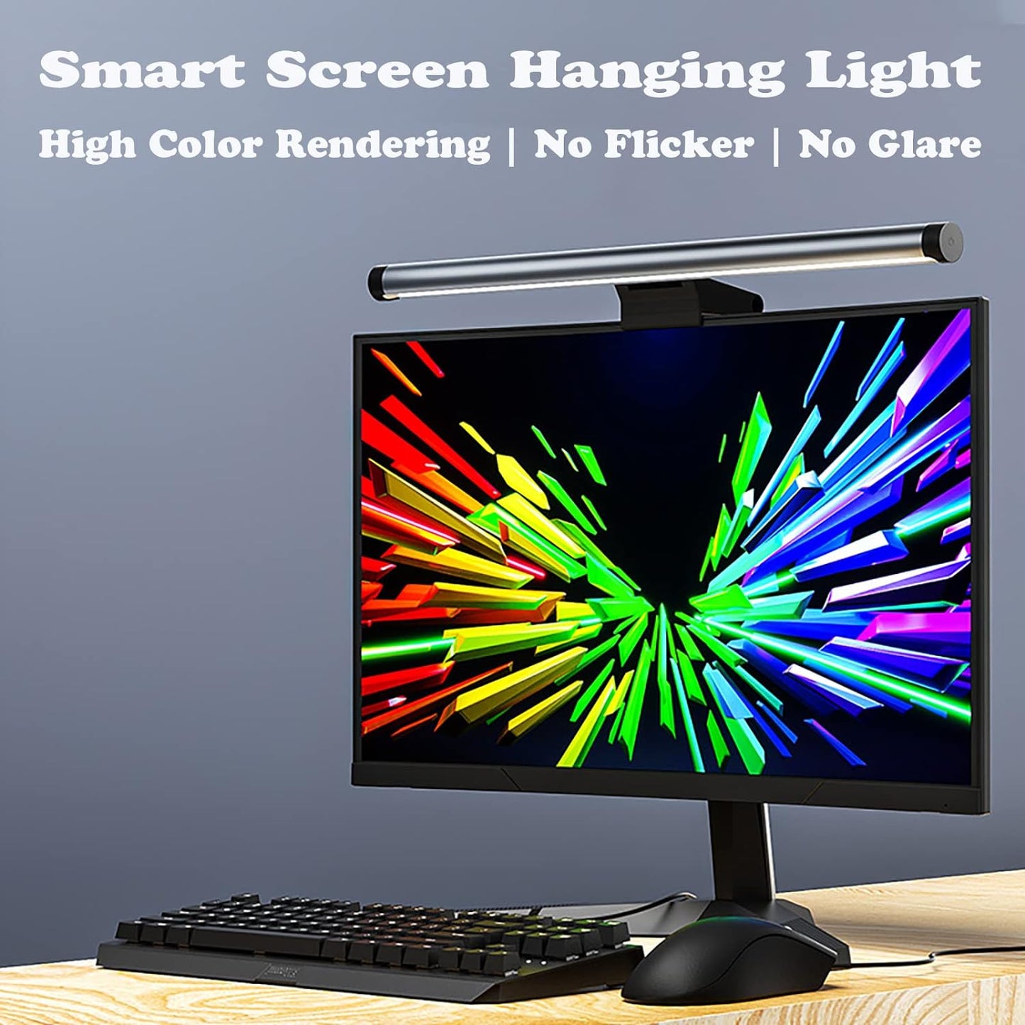 S3 Computer Monitor Light, Screen Light Bar with Type-C