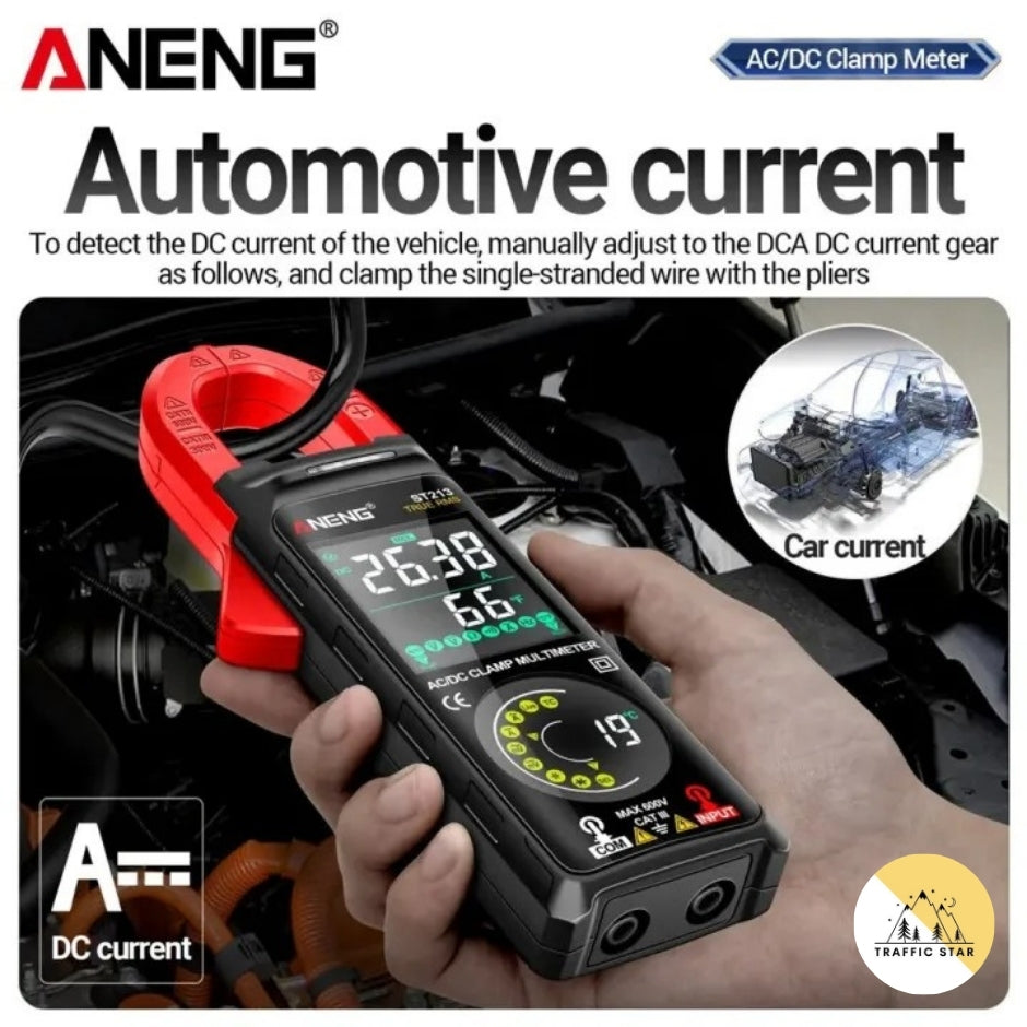 ANENG ST213 VA Clamp Meter Color Display Reverse Multimeter CAT III 6000 Counts True RMS Tester DC/AC Voltage Current Meter