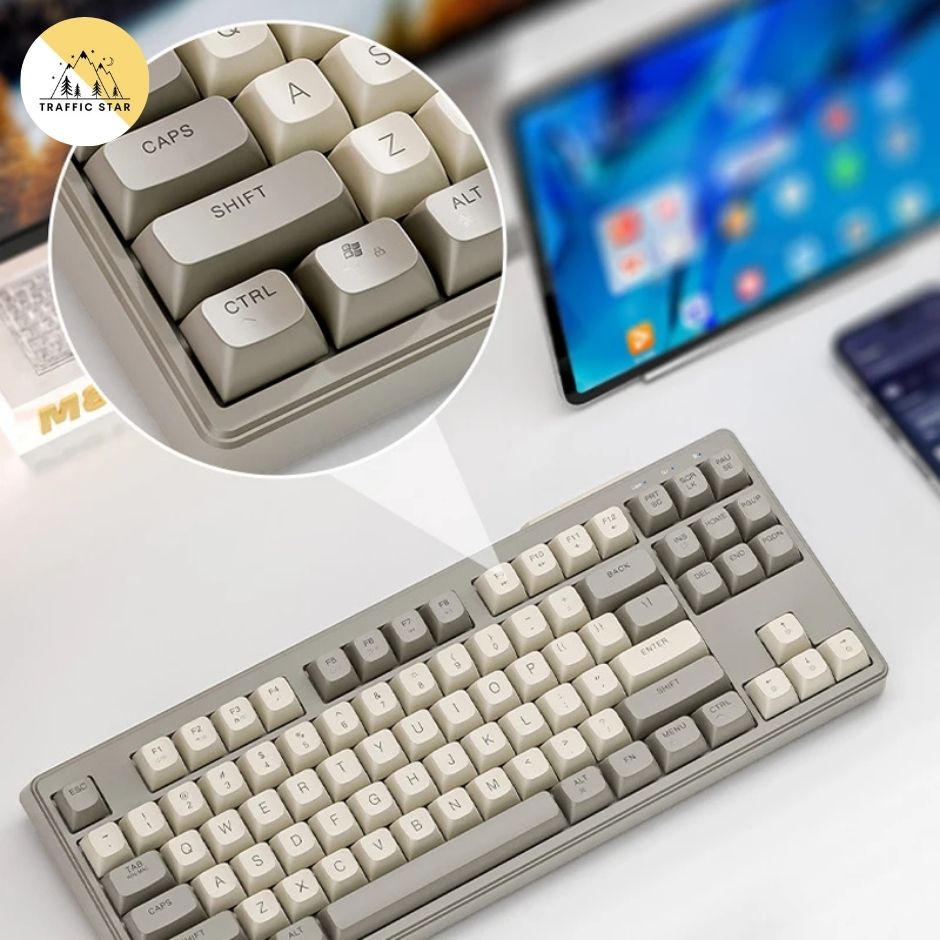 M87 Wireless Membrane Keyboard 87 Keys With Backlit