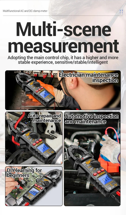 ANENG CM86 Clamp Meter 600A AC/DC Voltage Diode Digital Multimeter NCV Voltage Detection Professional Electrician Tools