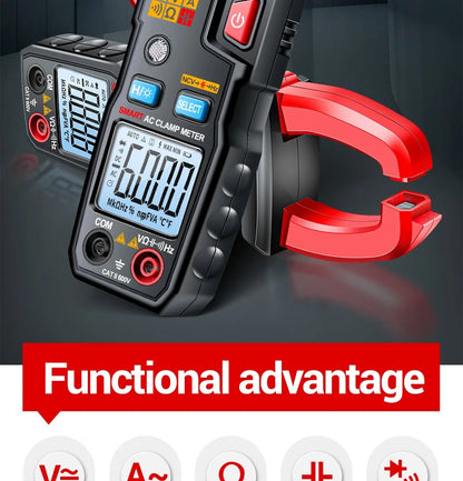 ANENG ST183 Digital Multimeter AC Current 6000 Counts True RMS DC/AC Voltage Tester Hz Capacitance NCV Ohm Test