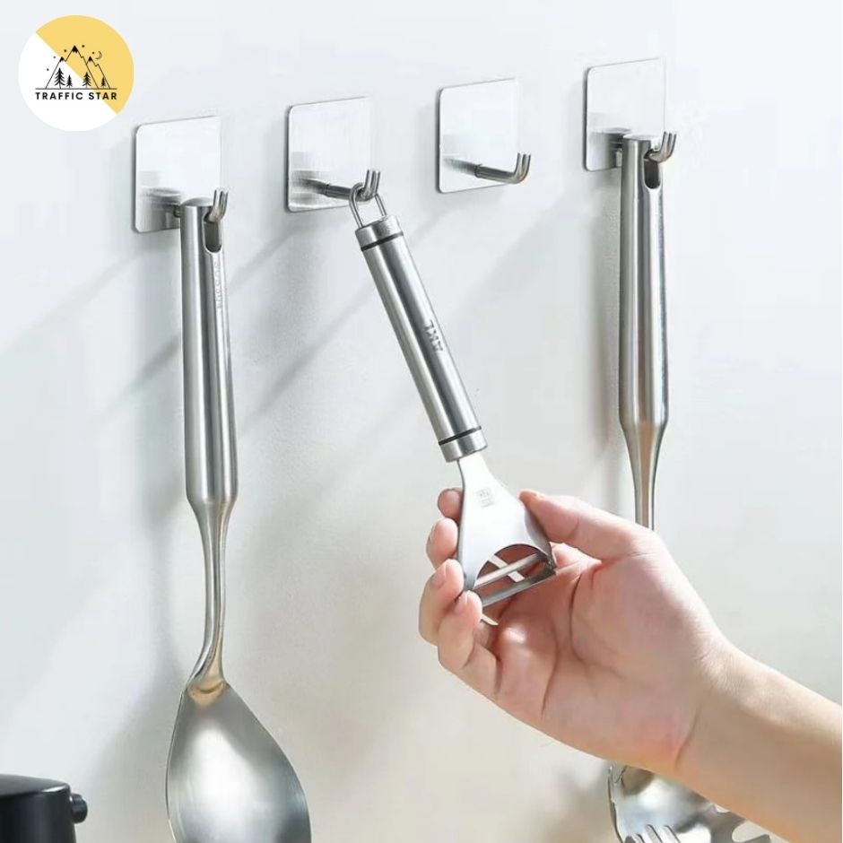 Stainless Steel Wall Mount Hanger Good Quality 3pcs/pack