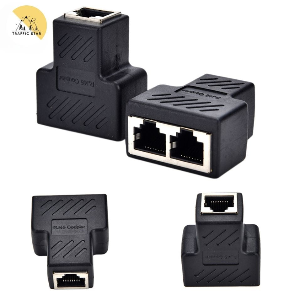 LAN 1 to 2 Ethernet Network Cable, RJ45 splitter plug connector