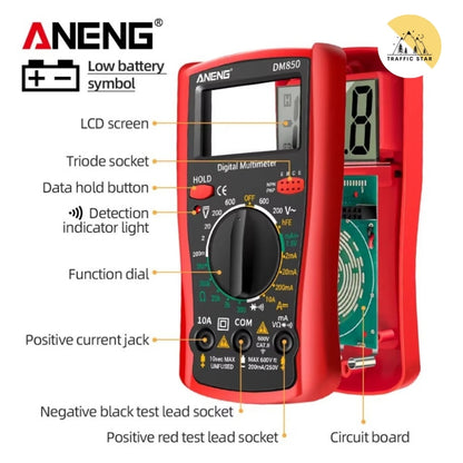 Aneng DM850 Digital Multimeter AC/DC Voltage Tester