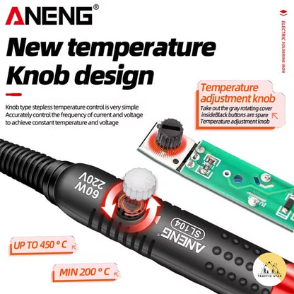 Aneng Electric Soldering Iron SL104 110V/220V, Adjustable Temperature Welding Pen