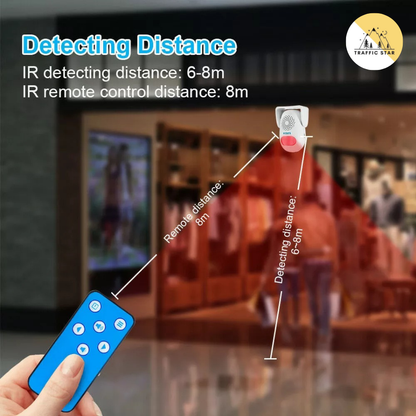 Wireless Entry Doorbell Welcome Motion Sensor Detector Gate Chime Alert Security