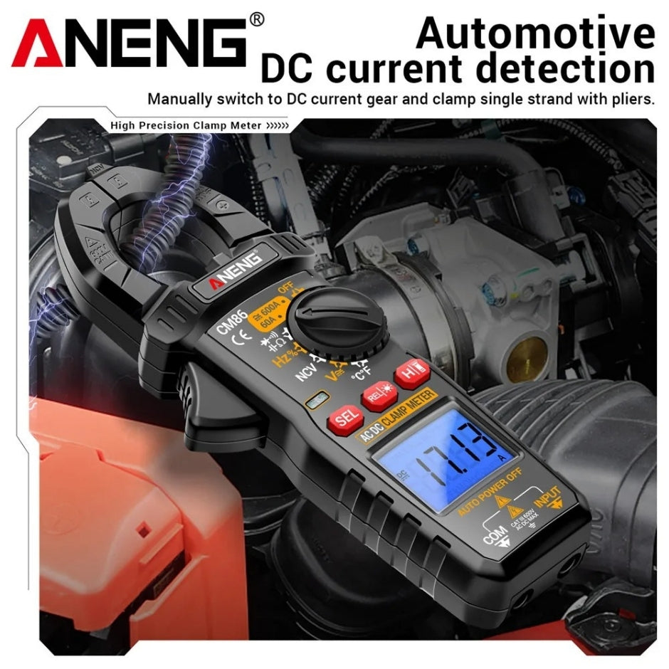 ANENG CM86 Clamp Meter 600A AC/DC Voltage Diode Digital Multimeter NCV Voltage Detection Professional Electrician Tools