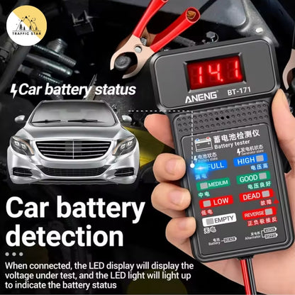 Battery Tester Monitor BT-171 Status Indicator Internal Resistance Capacity 12V Car Detector