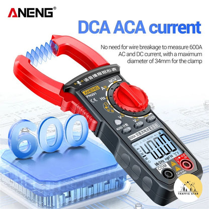 NENG PN201 Digital Clamp Meters Multimeter 4000 Counts DC/AC Current Voltage Tester Multimeter NCV Ohm Capacitance Test Tool
