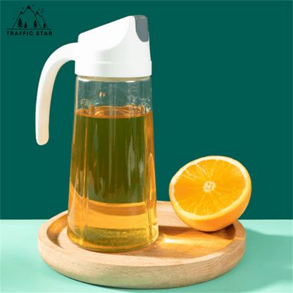 Oil Bottle Glass 330ml/630ml (ဆီထည့်ဖန်ပုလင်း)