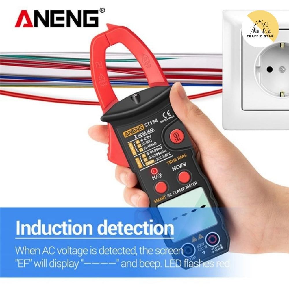 ANENG ST184 6000 Counts Professional Digital Multimeter True RMS AC/DC Voltage Tester AC Current Hz Capacitance Ohm
