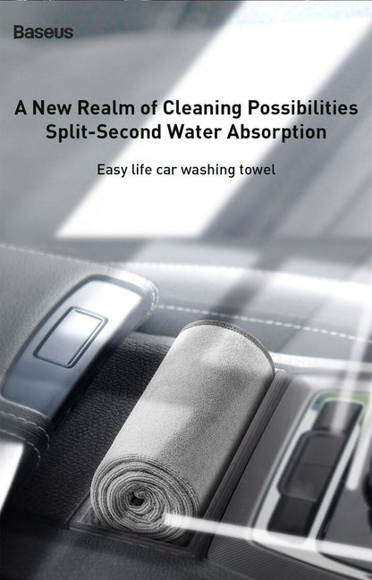 Baseus, Microfiber Car Wash Towel, Absorbent Car Wash Towel 40x80cm