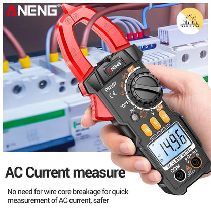 ANENG PN107 Digital Clamp Meter 600A AC Current Voltmeter Ammeter NCV Diode Temperature Frequency Professional Tool