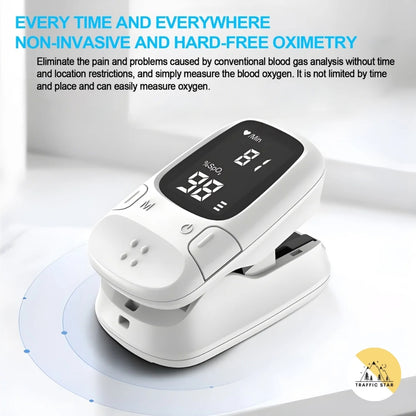 Portable Health Mini Finger Pulse Oximeter Blood Oxygen Saturation SpO2 Oximetro Oxymeter For Home