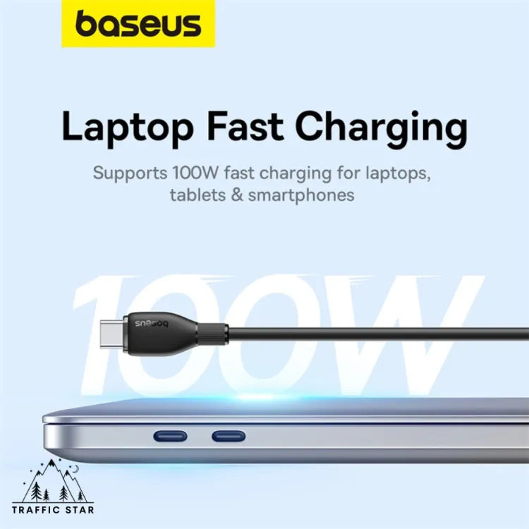 Baseus 100W Type C to Type C PD Cable 1.2m / 2m Long