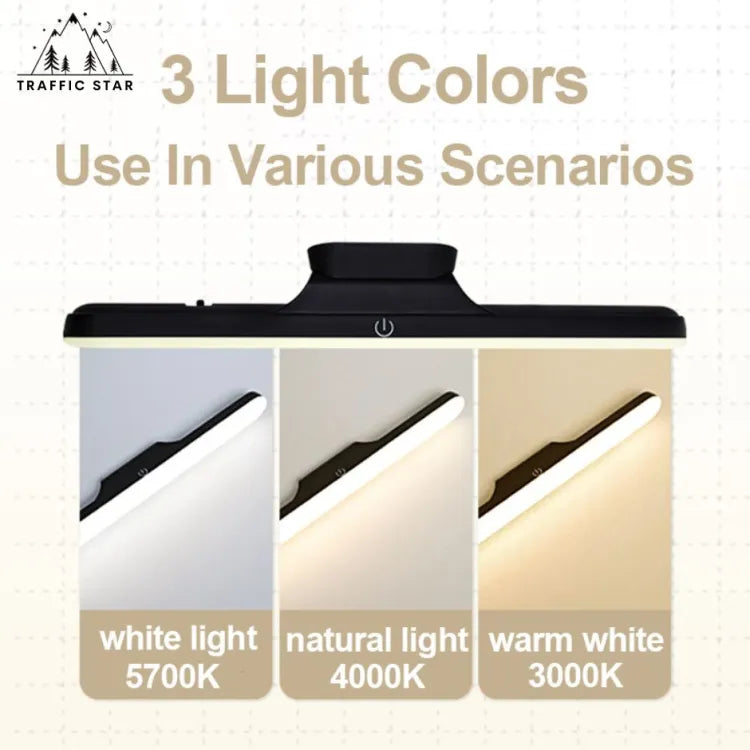 Table Lamp USB Rechargeable 3 Color  LED Light Magnetic Desk Lamp