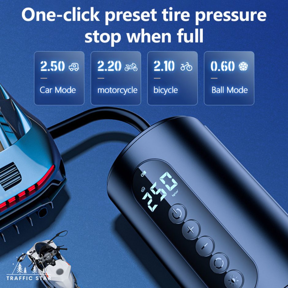 Wireless Mini Portable Car Air Pump Car Air Compressor 12V 150PSI