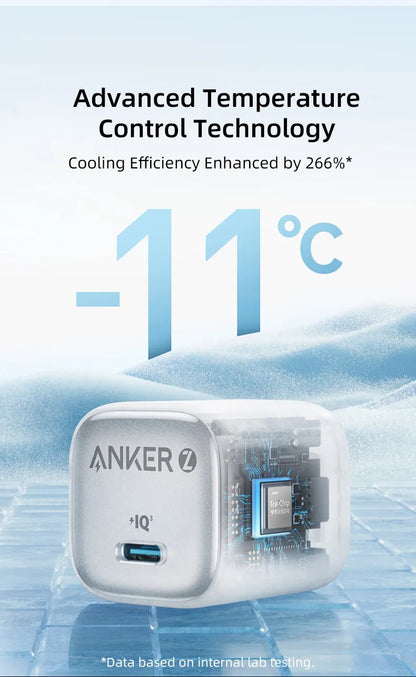 Anker Zolo Charger Type C PIQ 3.0 Foldable PPS Fast Charger (30W)