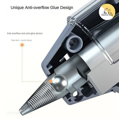 Deli Hot Melt Glue Gun Glue Stick High Viscosity Anti Overflow Strong Fast Thermal Melting DIY Manual Glue Gun Household 7mm Gluestick