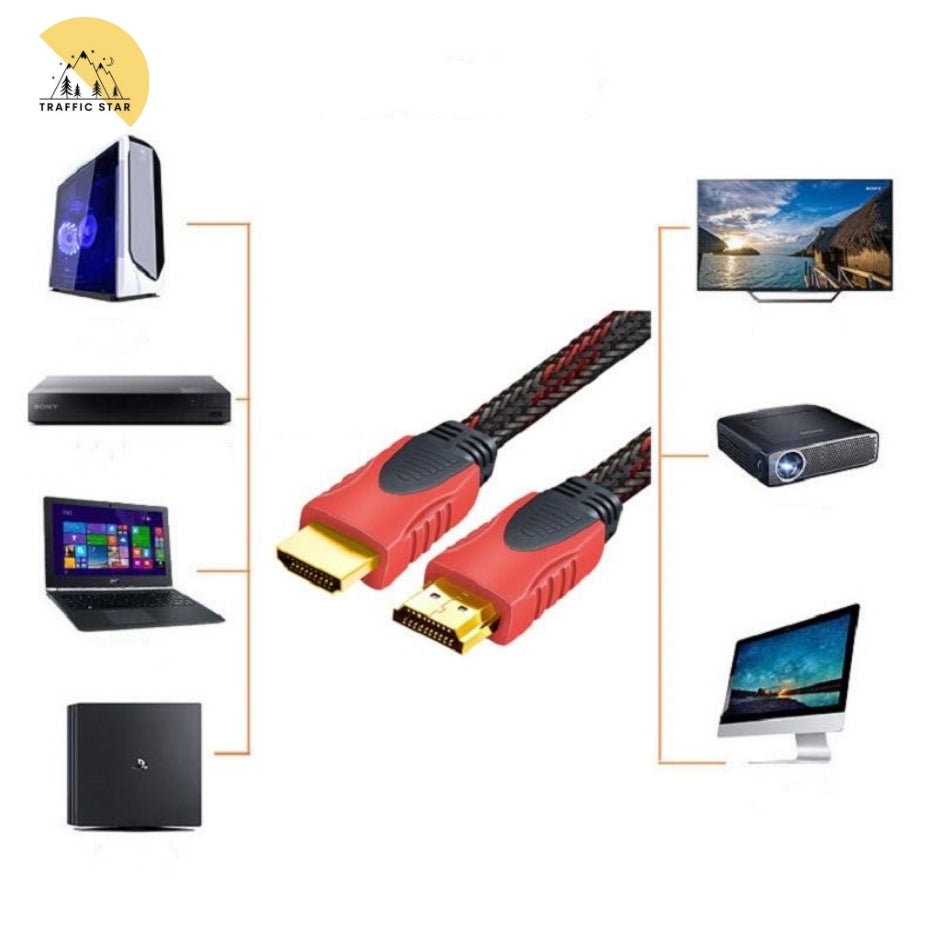 HDMI to HDMI Cable 1080P High Speed 3M