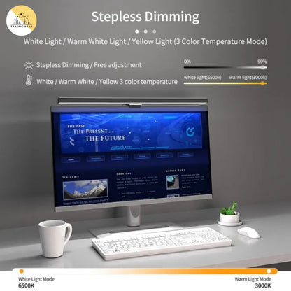 50cm Computer Monitor Light Bar Screen Hanging Lights Stepless Dimming USB Desk Lamp For Study Reading Light Table Monitor Lamp