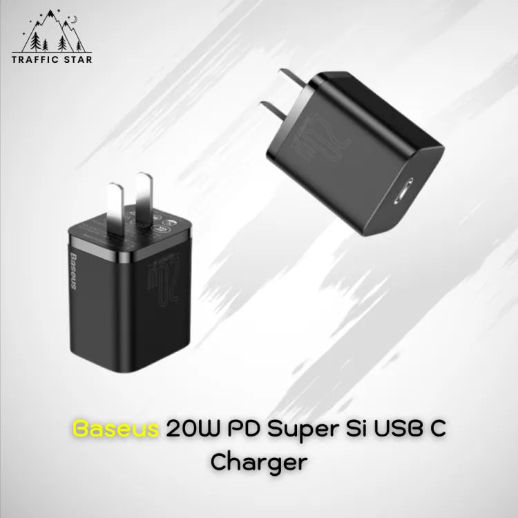 Baseus 20W PD Super Si USB C Charger For iPhone 13 12 Pro Max Support QC3.0 Fast Charging Portable