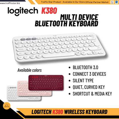 Logitech K380 (ENG) Slim Multi-Device Wireless Bluetooth Keyboard