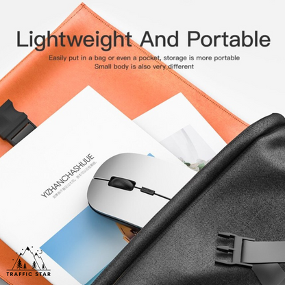 Wireless Mouse Silent BT 5.0 and Wireless 2.4Ghz Rechargeable Ergonomic Mouse
