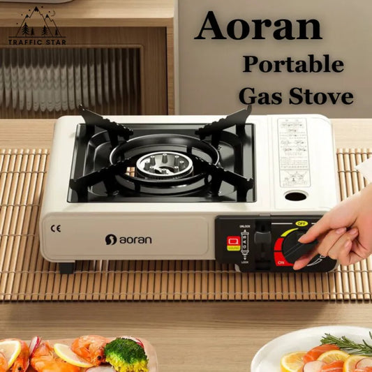 Aoran Portable Outdoor Gas Stove (Aoran တံဆိပ် အရည်အသွေးမြင့် ဂက်စ်မီးဖို)