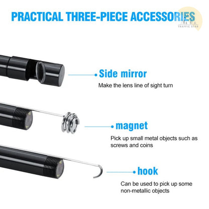 7mm Android Endoscope Camera Mini Micro, USB, Type C Waterproof LED Inspection Camera