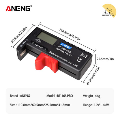 Battery Tester BT-168 Pro Digital Display Battery Meter 1.2-4.8V