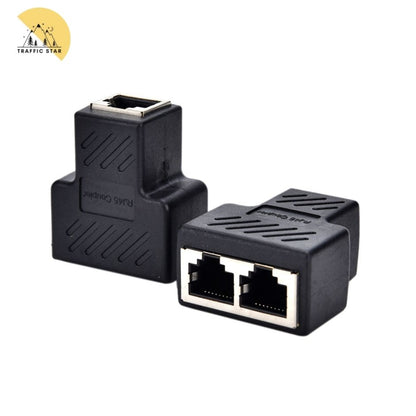 LAN 1 to 2 Ethernet Network Cable, RJ45 splitter plug connector