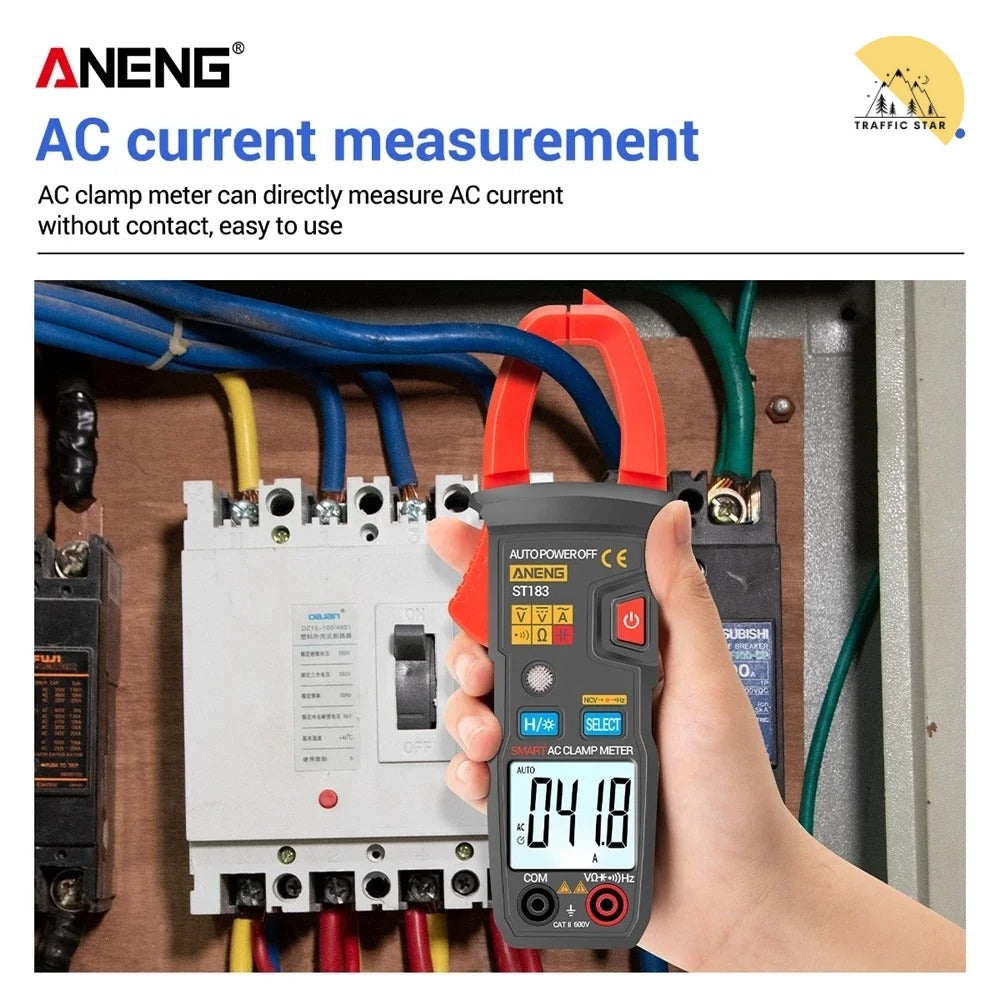 ANENG ST183 Digital Multimeter AC Current 6000 Counts True RMS DC/AC Voltage Tester Hz Capacitance NCV Ohm Test