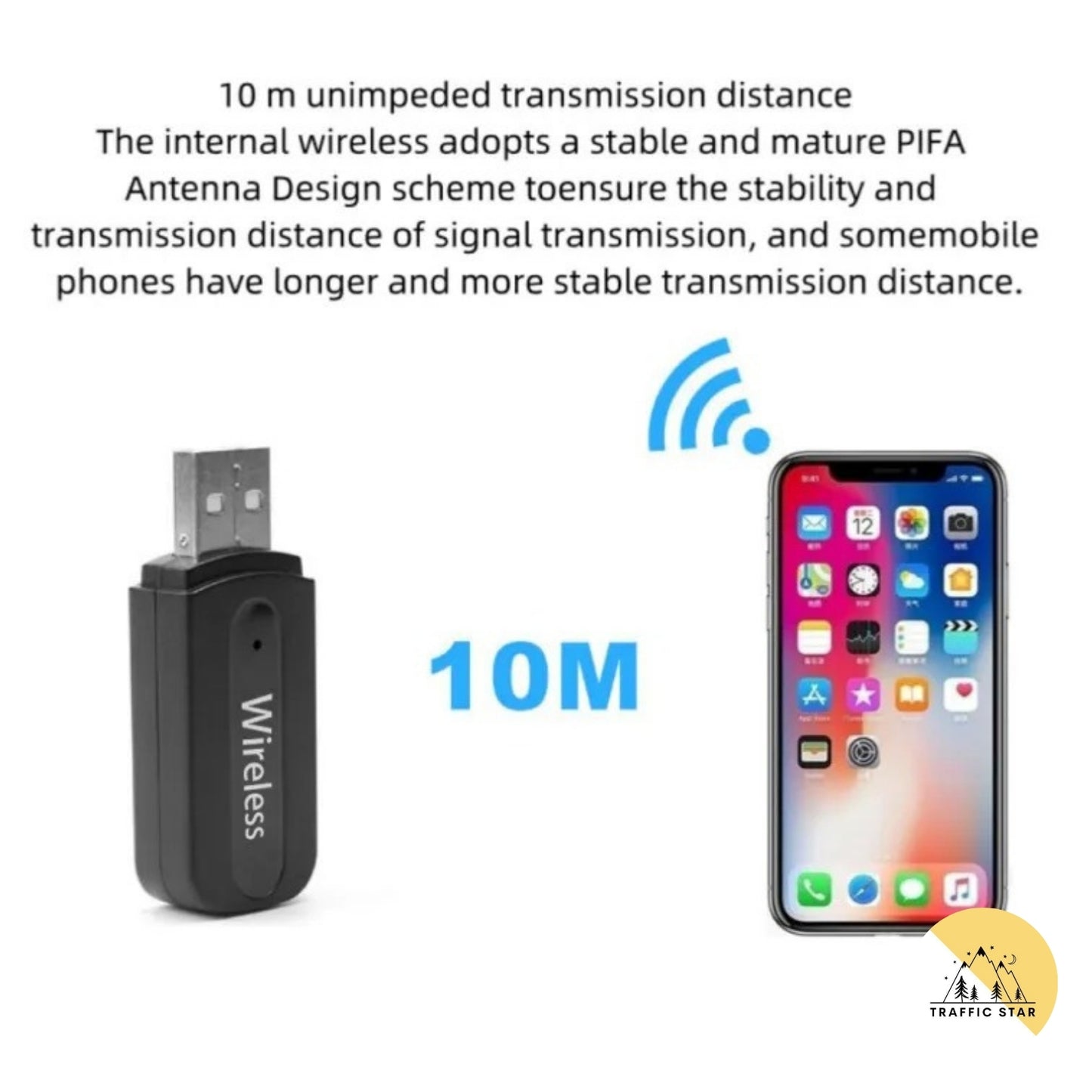 3.5mm Wireless Stereo Bluetooth Adapter for Computer Speaker Smartphone Audio Transmitter Bluetooth 5.0 USB Adapter