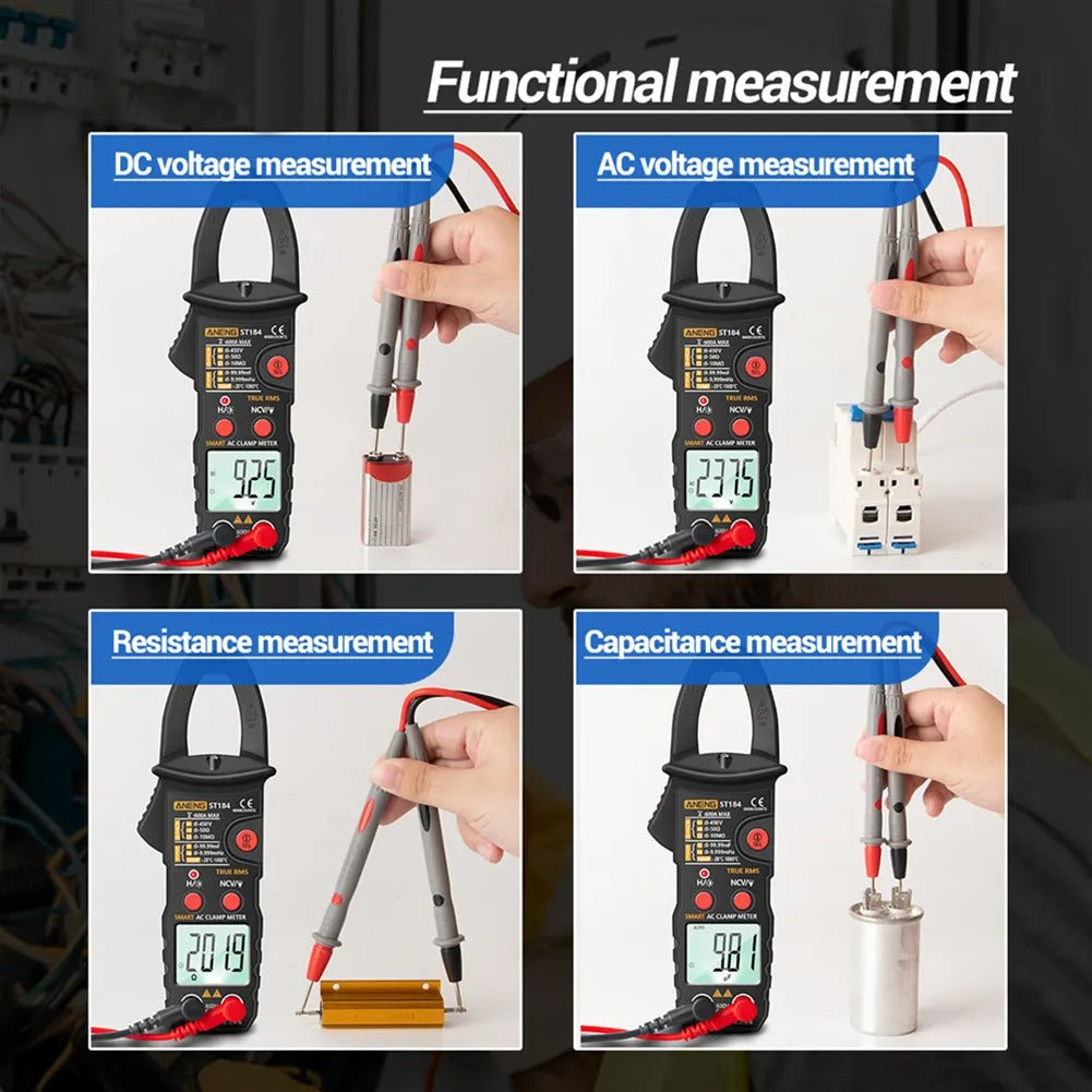 ANENG ST184 6000 Counts Professional Digital Multimeter True RMS AC/DC Voltage Tester AC Current Hz Capacitance Ohm