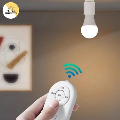 60W E27 Wireless Remote Control Smart Timer Switch 110V 220V Multi-switch Lamp Light