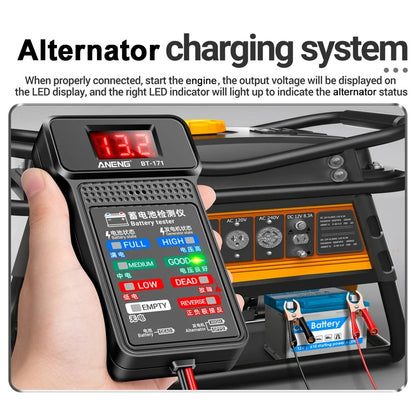 Battery Tester Monitor BT-171 Status Indicator Internal Resistance Capacity 12V Car Detector