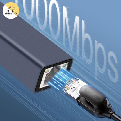 Type-C to RJ45 Converter Gigabit Ethernet LAN Adapter