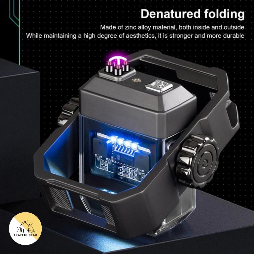 Electric Double Arc Lighter Outdoor use Windproof