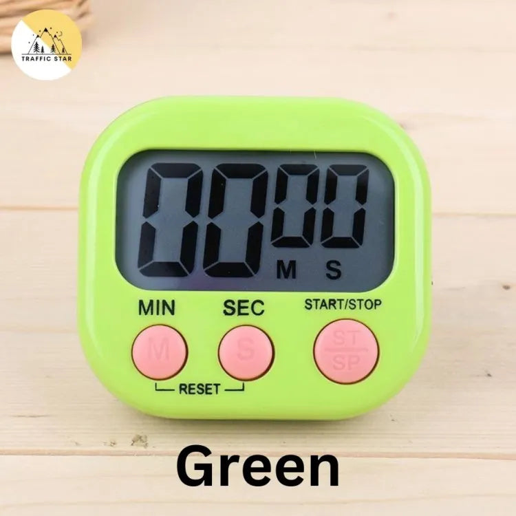 Mini Digital Clock, Student Multifunctional Manual Electronic Timer