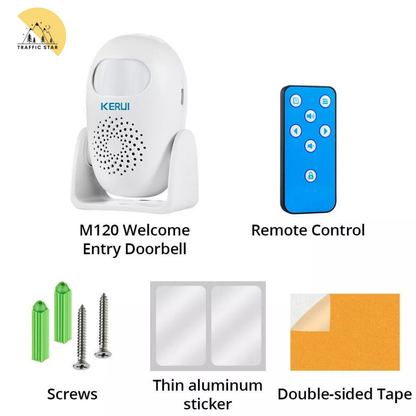 Wireless Entry Doorbell Welcome Motion Sensor Detector Gate Chime Alert Security