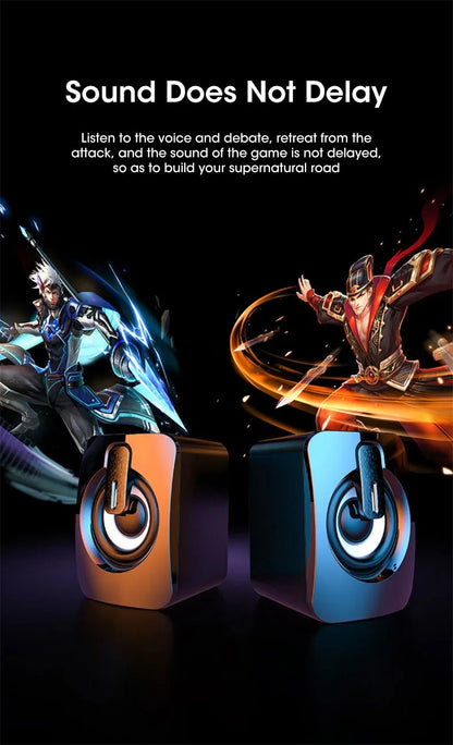 Niye Speakers Notebook speakers, clear sound and strong bass, fashion trend, USB direct power supply, easy to connect