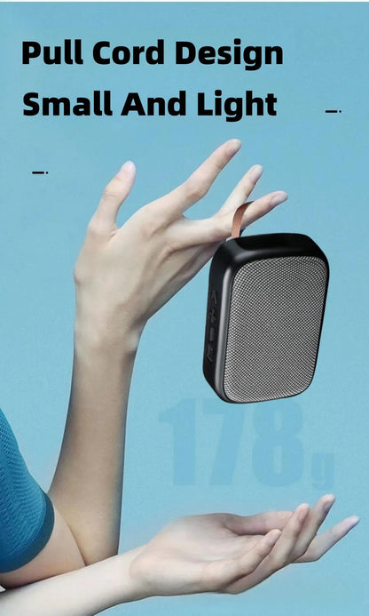 Portable Wireless Bluetooth Speaker FM Radio Mini Bluetooth Music Box Subwoofer Music Player Hifi Bass