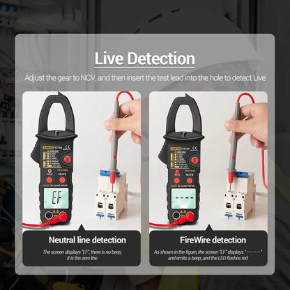 ANENG ST184 6000 Counts Professional Digital Multimeter True RMS AC/DC Voltage Tester AC Current Hz Capacitance Ohm