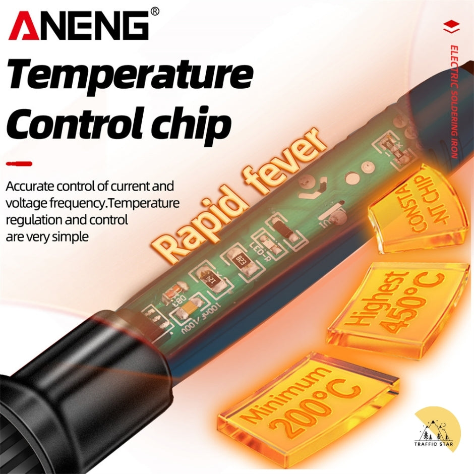 Aneng Electric Soldering Iron SL104 110V/220V, Adjustable Temperature Welding Pen