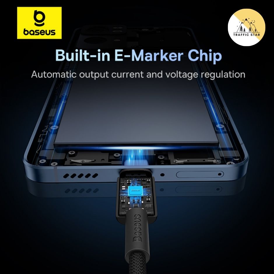 Baseus Tungsten Gold Fast Charging Data Cable 100W