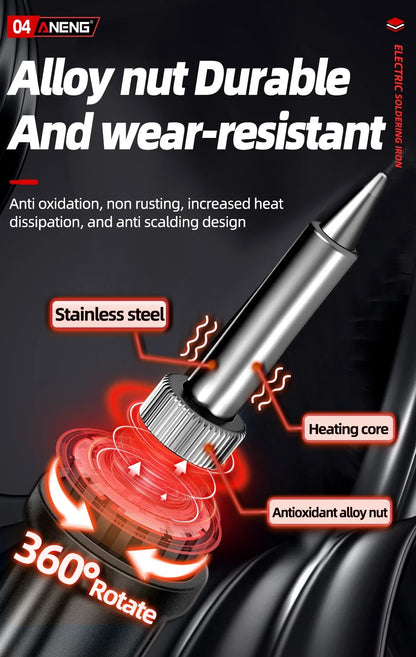 Aneng Electric Soldering Iron SL104 110V/220V, Adjustable Temperature Welding Pen