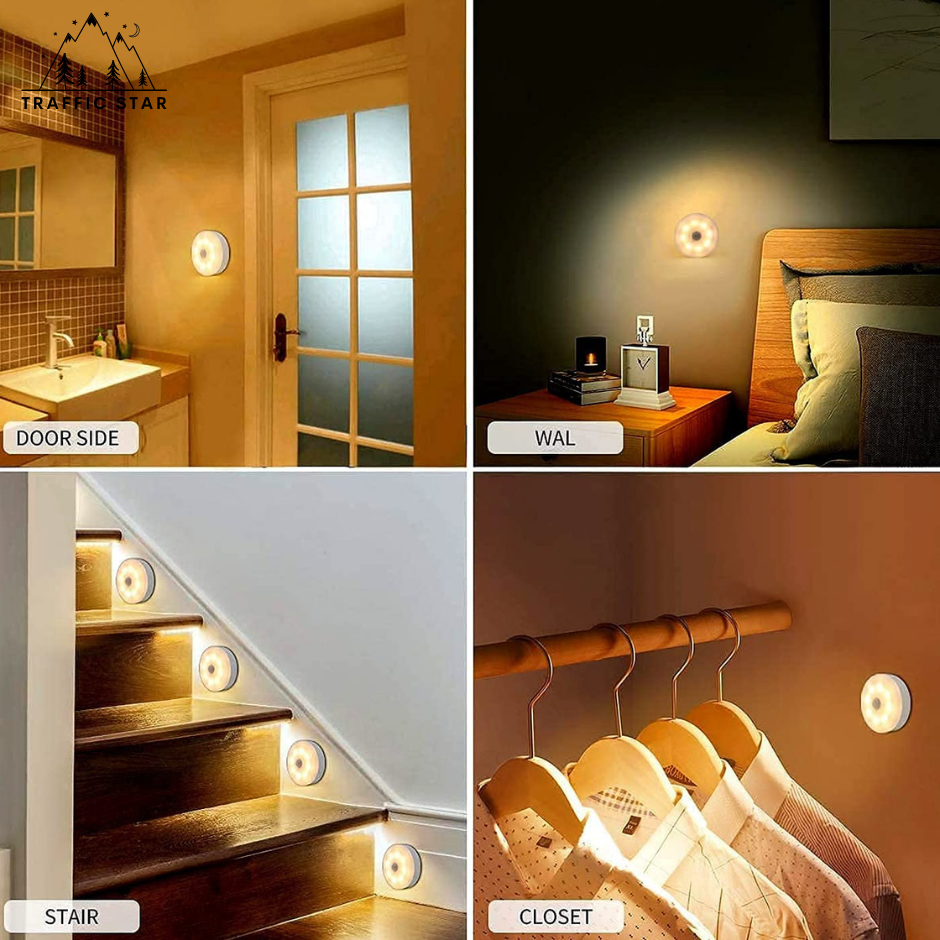 Motion Sensor LED Light Circle with on/off switch